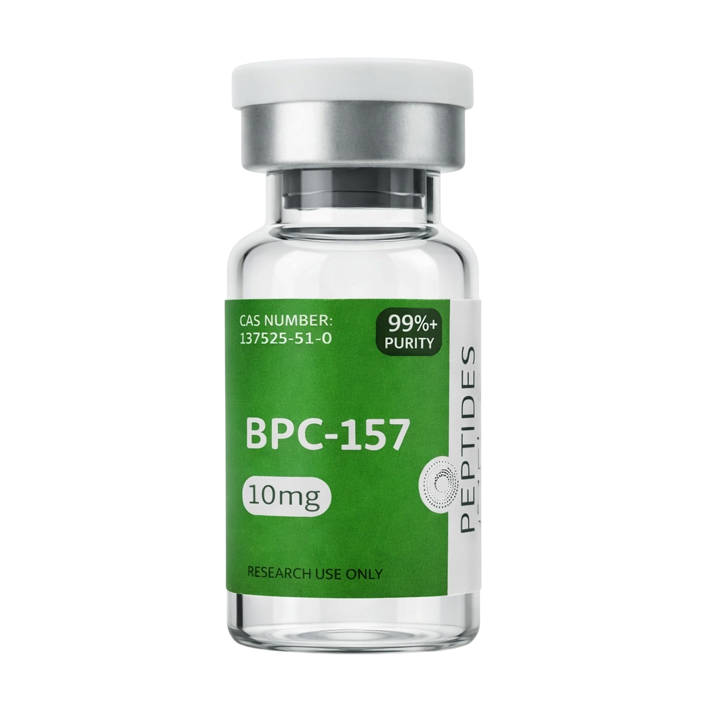 BPC‑157 research peptide in sealed vial from Opeptides
