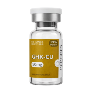 GHK‑CU research peptide in sealed vial from Opeptides