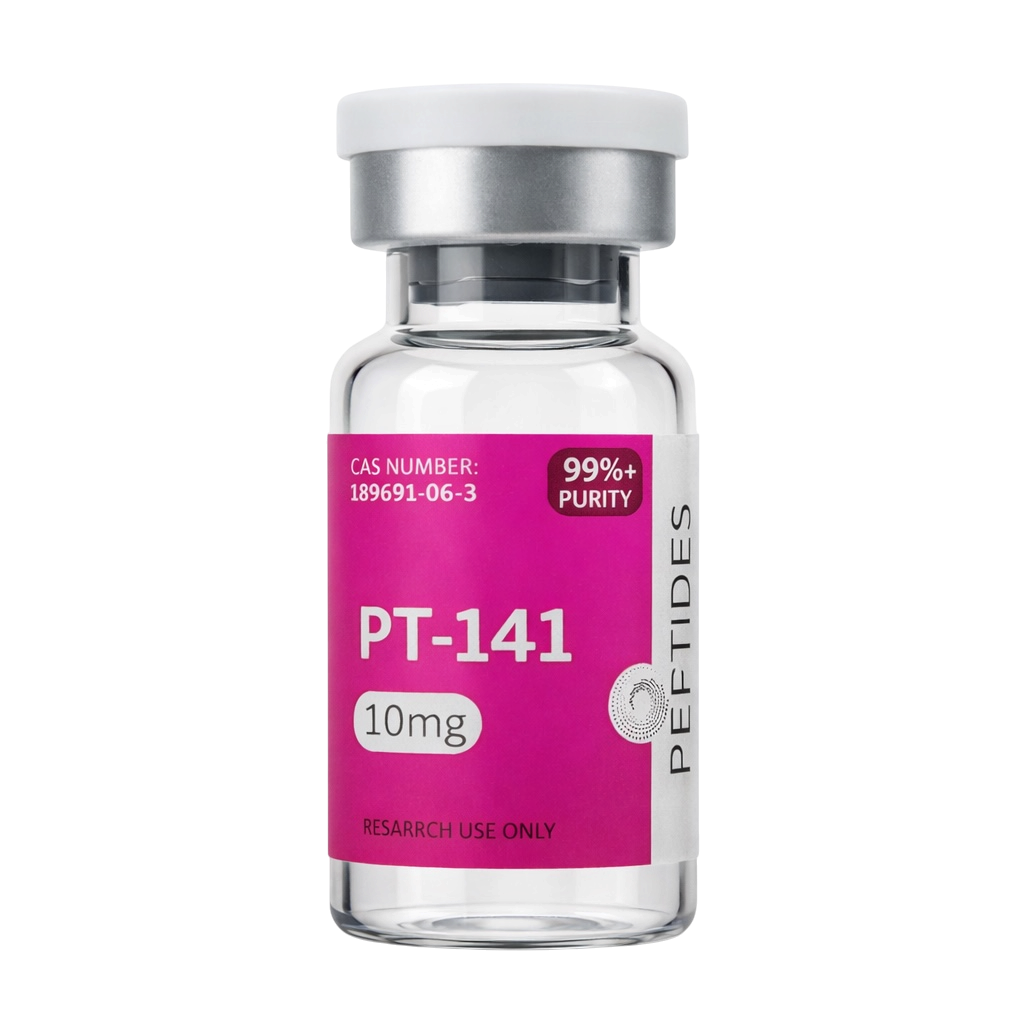 PT‑141 research peptide in sealed vial from Opeptides
