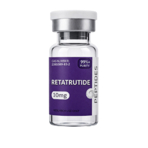 Retatrutide research peptide in sealed vial from Opeptides