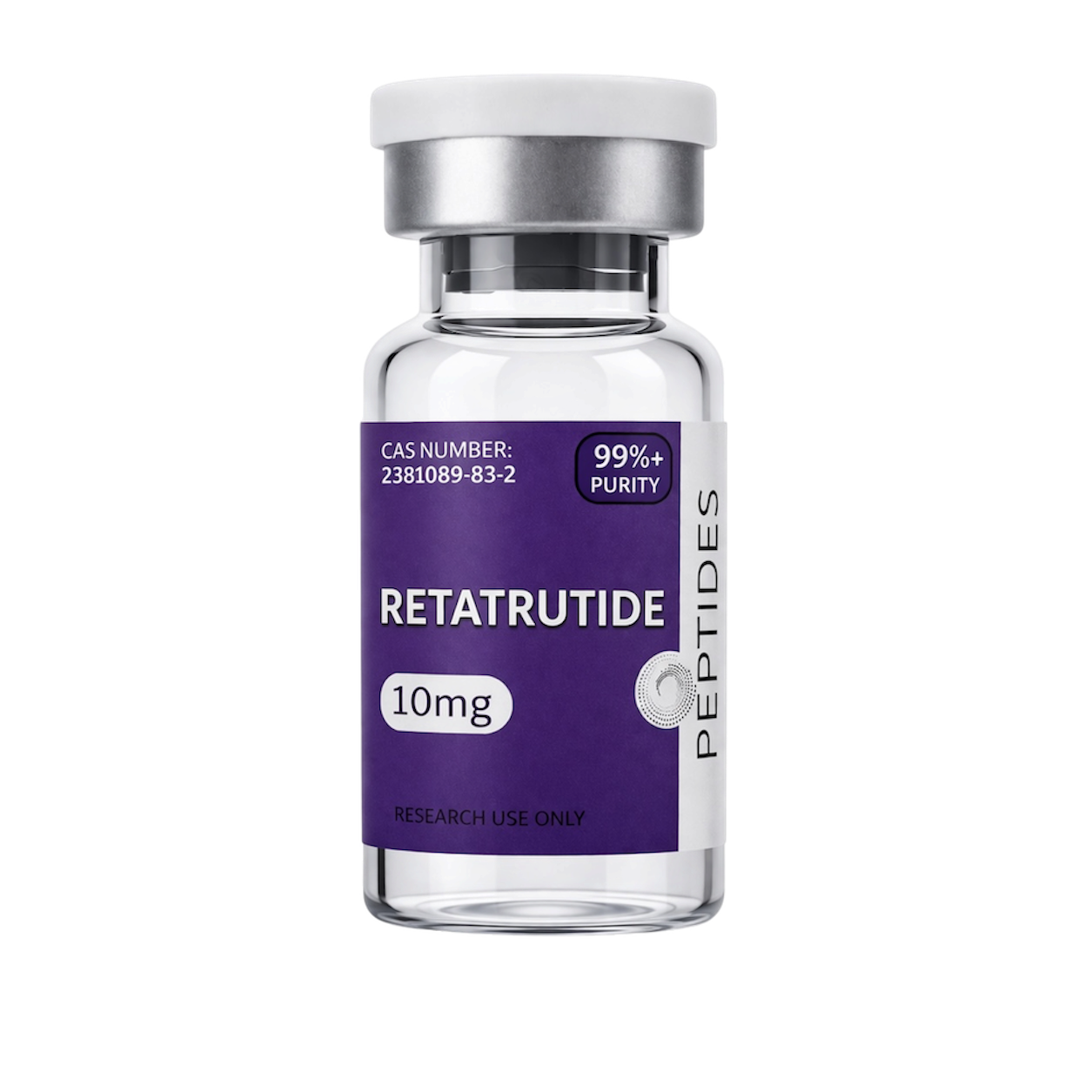 Retatrutide research peptide in sealed vial from Opeptides