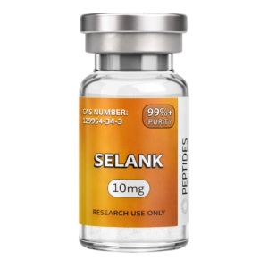 Selank research peptide vial from Opeptides
