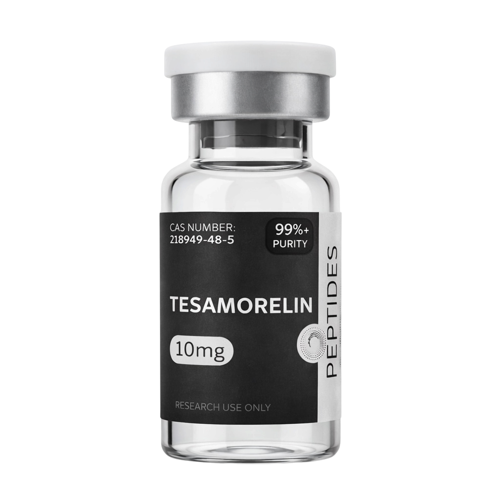 Tesamorelin research peptide in sealed vial from Opeptides