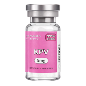 KPV research peptide vial from Opeptides