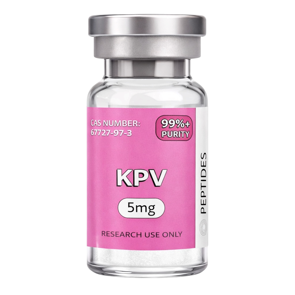 KPV research peptide vial from Opeptides