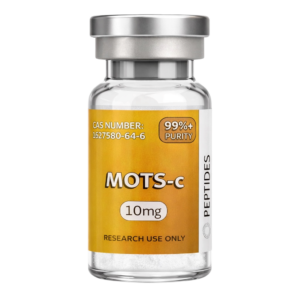 MOTS‑c research peptide vial from Opeptides