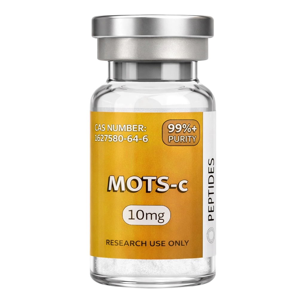 MOTS‑c research peptide vial from Opeptides