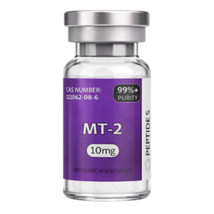 MT‑2 (Melanotan‑2) research peptide vial from Opeptides