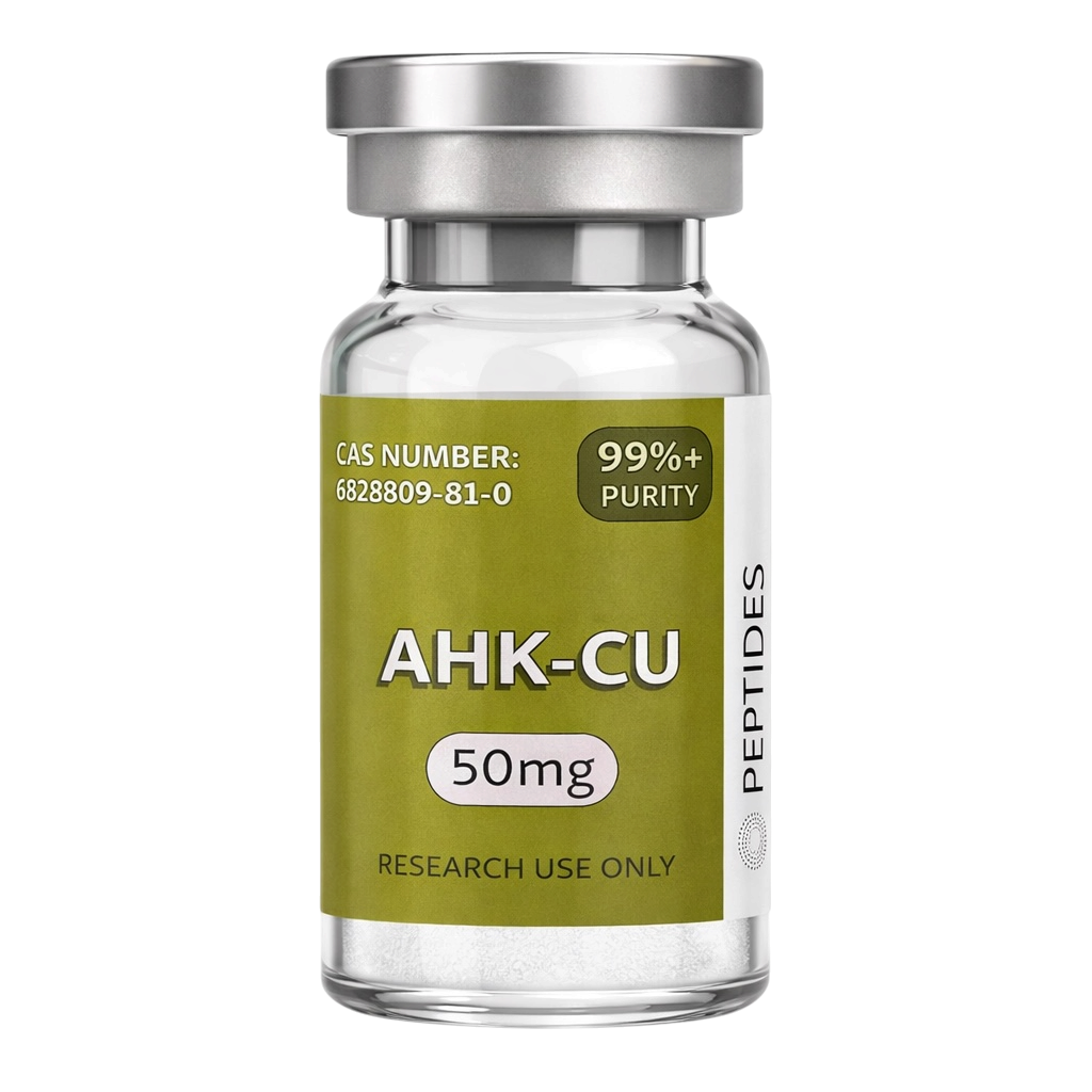 Opeptides AHK‑CU 50mg copper peptide research vial with sterile lab‑grade packaging