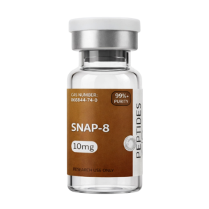 Snap‑8 (Acetyl Octapeptide‑3) 10mg research peptide vial from Opeptides