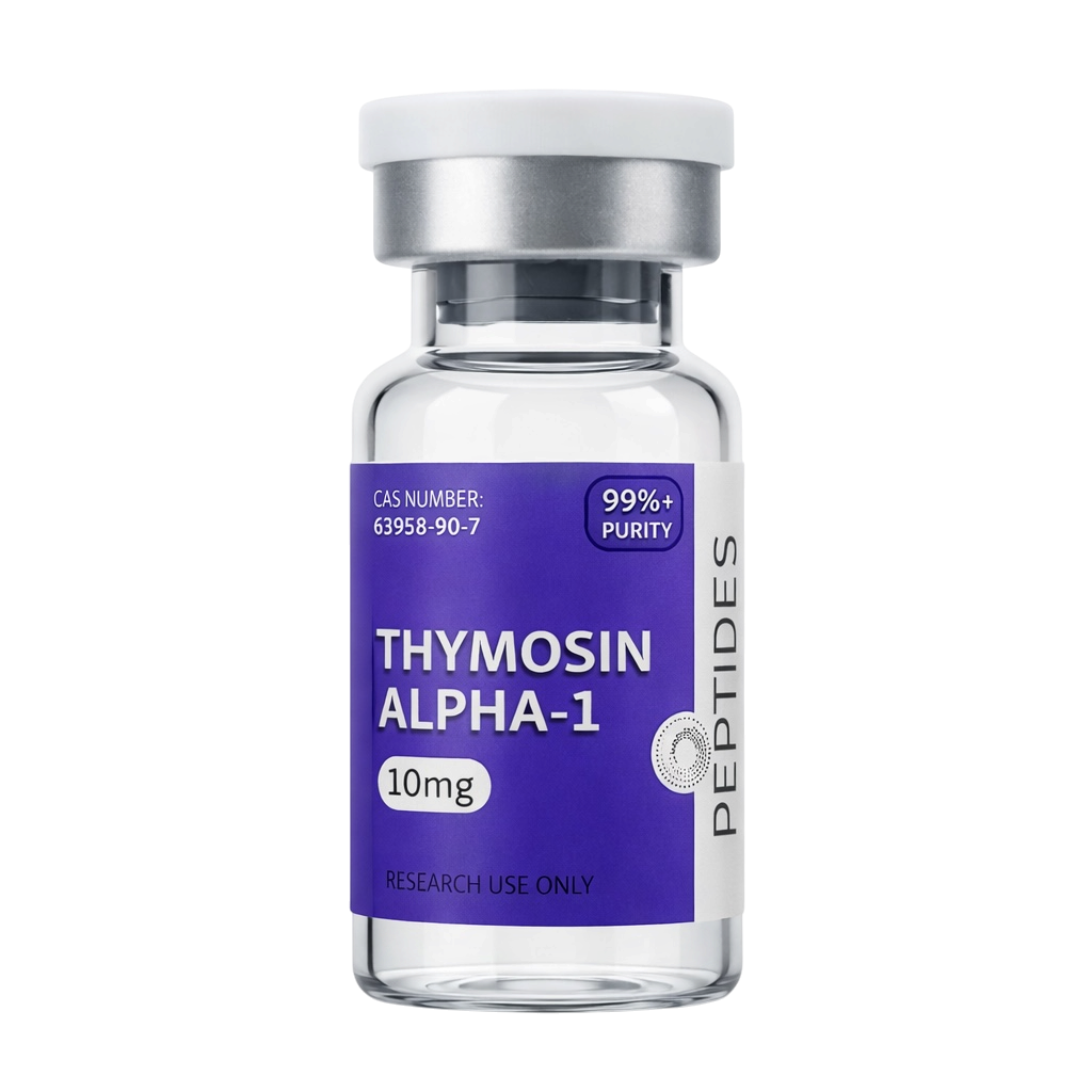 Opeptides Thymosin Alpha‑1 research peptide vial with sterile laboratory packaging