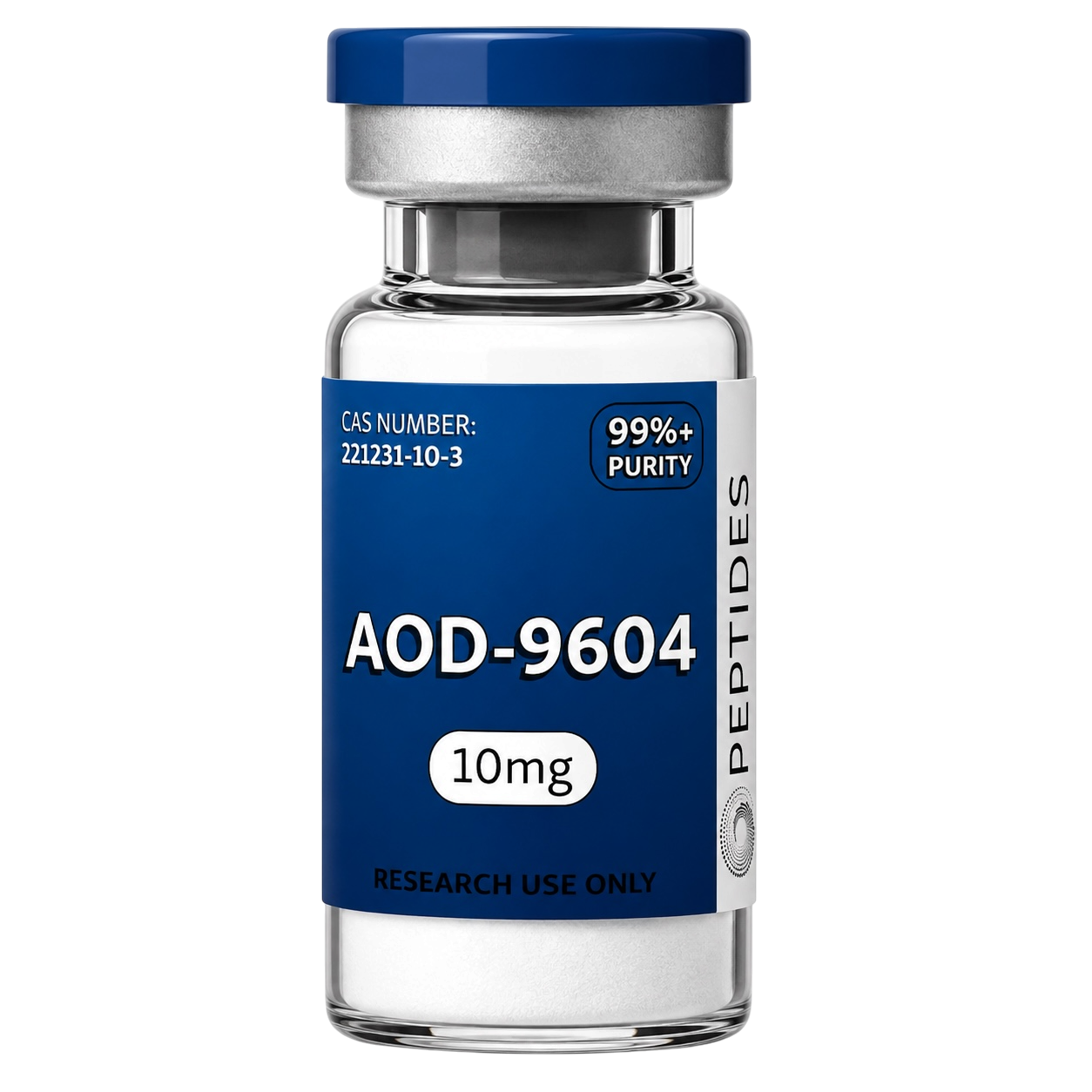 AOD‑9604 peptide vial – high‑purity HGH 176‑191 fragment for metabolic and lipolysis research